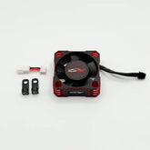Furitek AeroSpin 30K Aluminum Fan Kit for SlideTech ESC – Black Red Edition